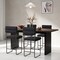 26 Inch Counter Height Bar Stools Set of 2 with Metal Frame and Footrest